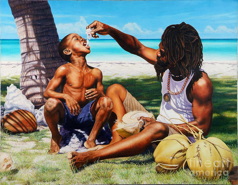 Generations Caring Sharing Painting by Nicole Minnis