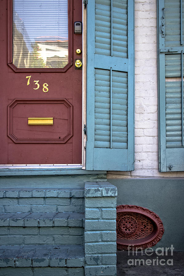 Geometry of color, French Quarter #1 Photograph by Bob Estremera