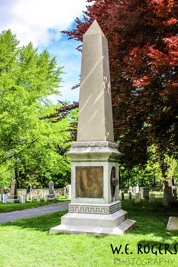 George Armstrong Custer's Grave Photograph by William E Rogers