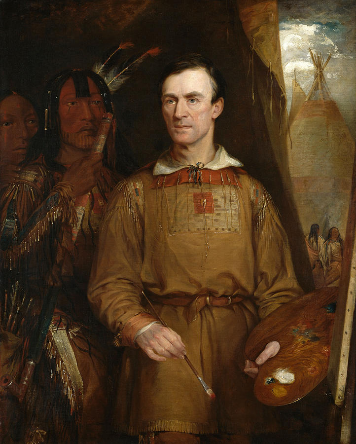 George Catlin #2 Painting by William Fisk