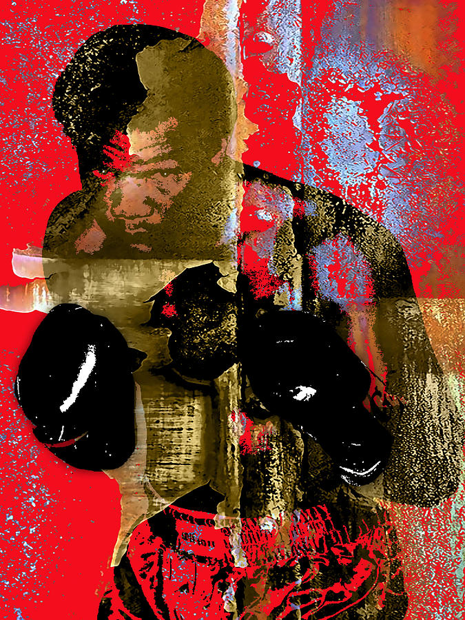 George Foreman Collection #1 Mixed Media by Marvin Blaine