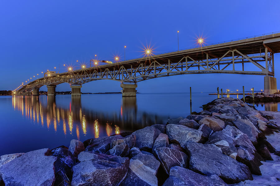 George P. Coleman Bridge #2 Photograph by Jerry Gammon