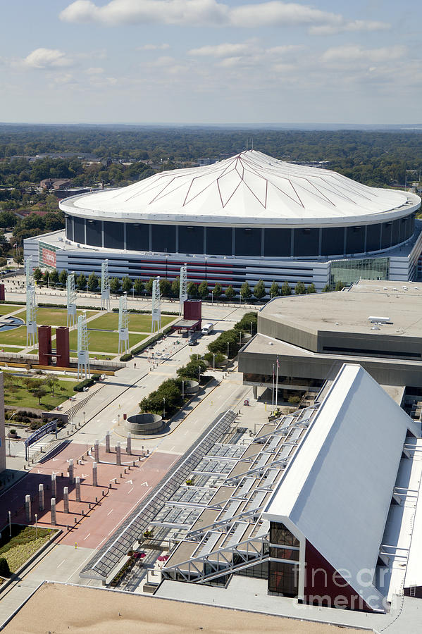 Georgia Dome in Atlanta #1 Photograph by Anthony Totah