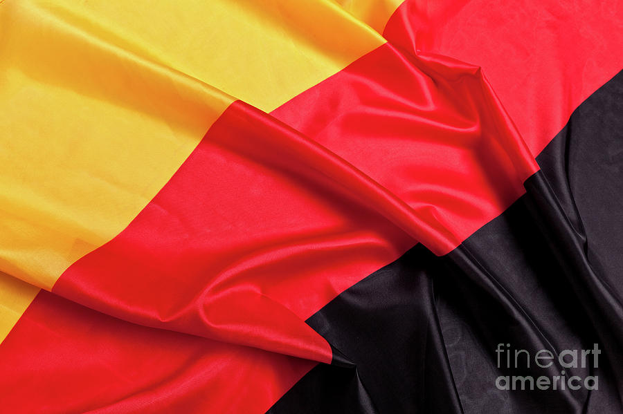 German Flag Background #1 Photograph by Gualtiero Boffi