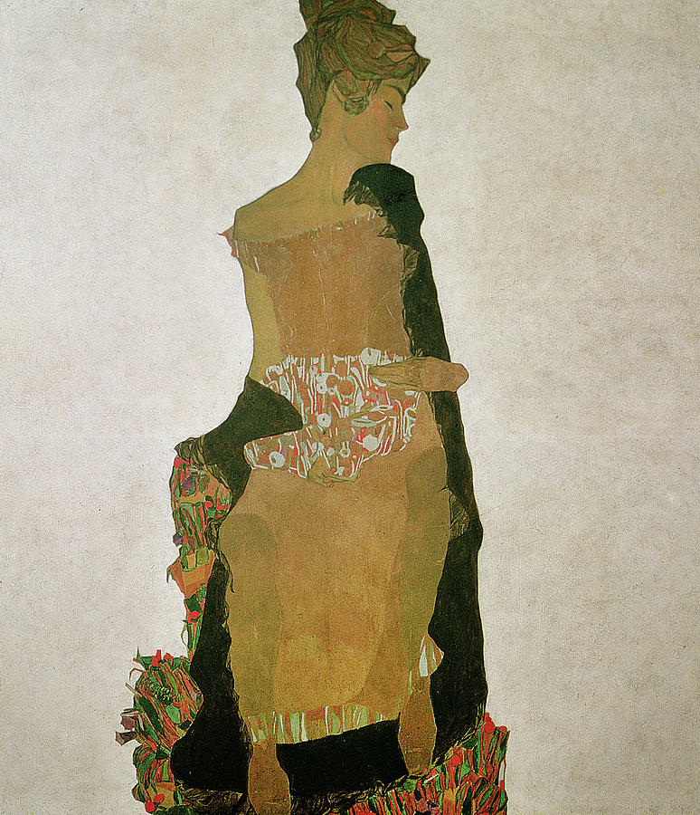 Gerti Schiele Painting by Egon Schiele