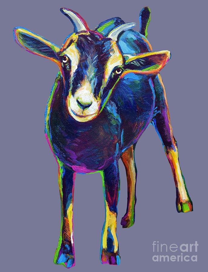 Gertie, the Goat Painting by Robert Phelps - Pixels