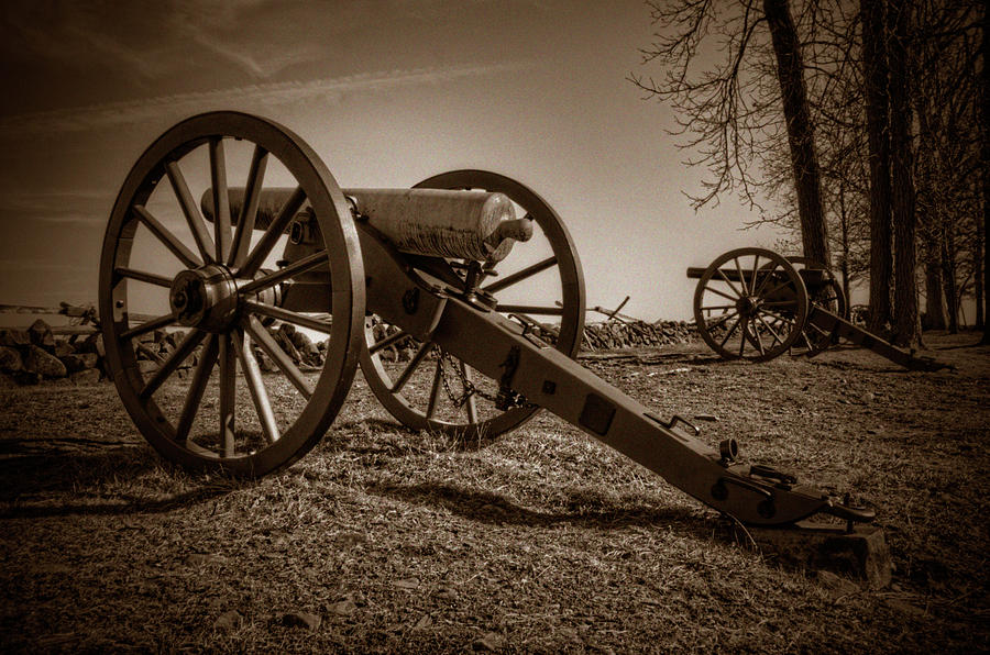 Gettysburg Confederate 12-Pounder Napoleon Gun Photograph by Craig Fildes