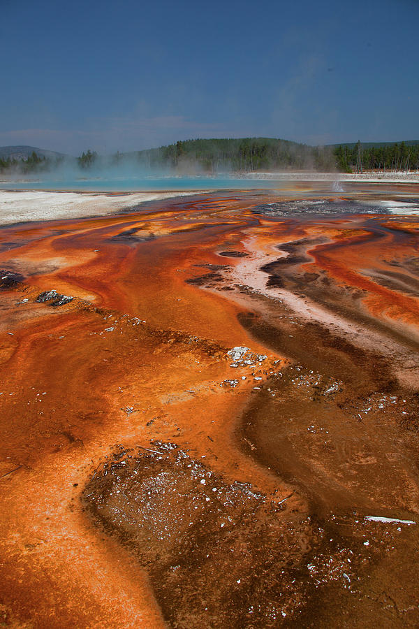 Yellowstone National Park Photograph - Geyser Mineral Pool #1 by Cliff Wassmann