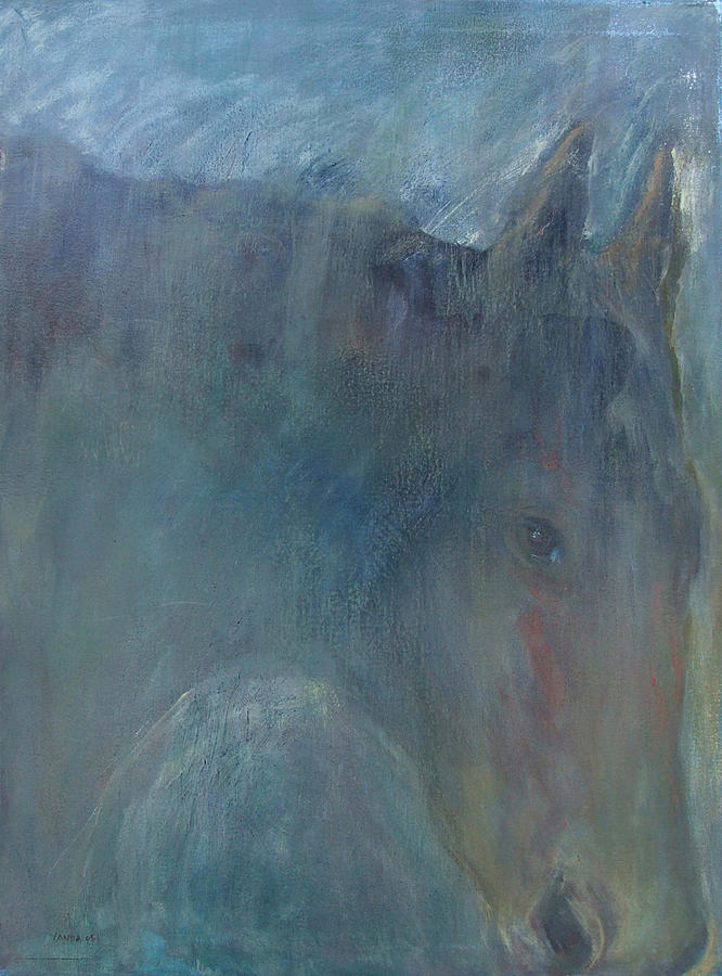 Ghost Horse #1 Painting by Katt Yanda