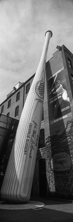 Architecture Photograph - Giant Baseball Bat Adorns #1 by Panoramic Images