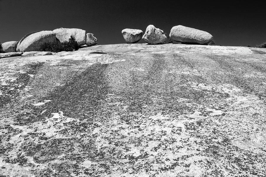 Giant Glacial Erratics On Bald Rock Photograph