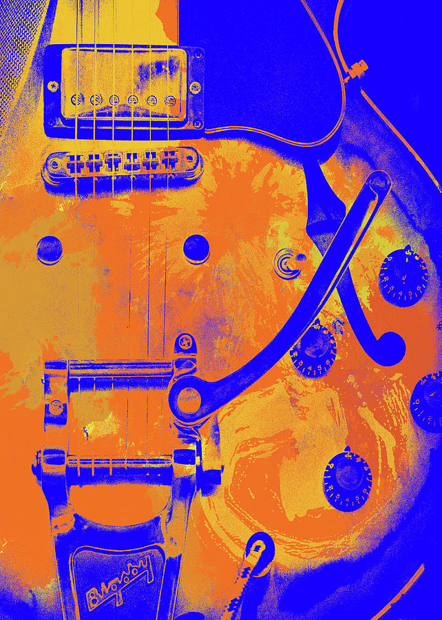Gibson Guitar Poster #1 Painting by AM FineArtPrints