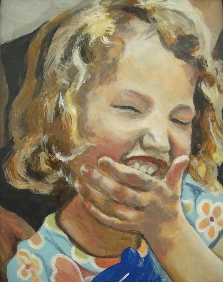 Giggles #1 Painting by Edith Hunsberger