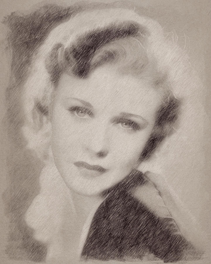 Ginger Rogers Painting