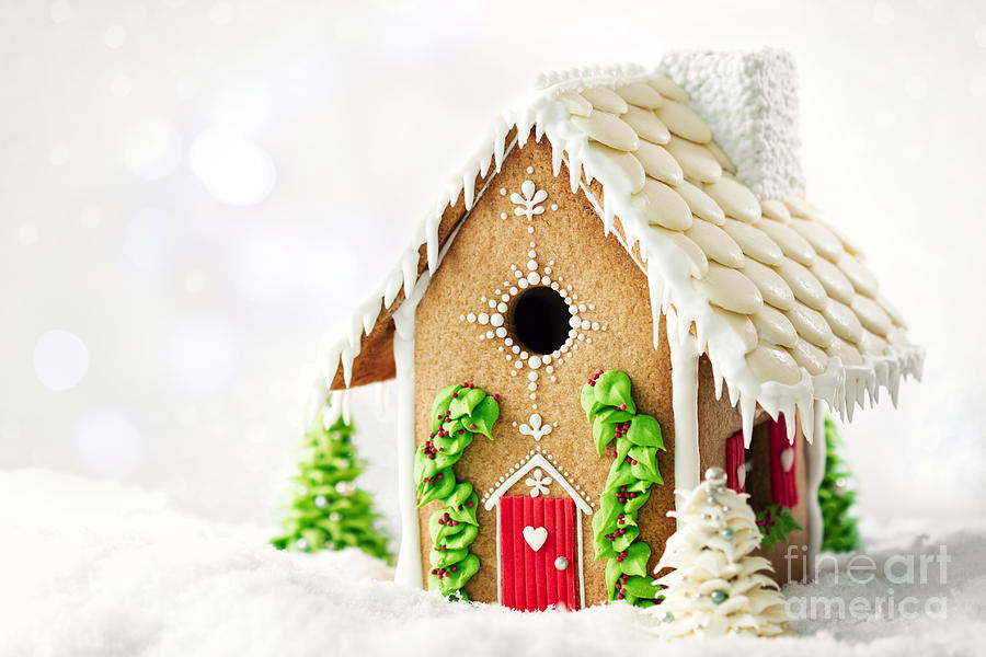 Christmas Photograph - Gingerbread house #1 by Ruth Black