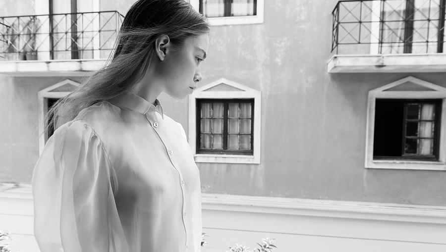 Girl in Profile by Michael Maximillian Hermansen Girl in Profile by Michael Maximillian Hermansen