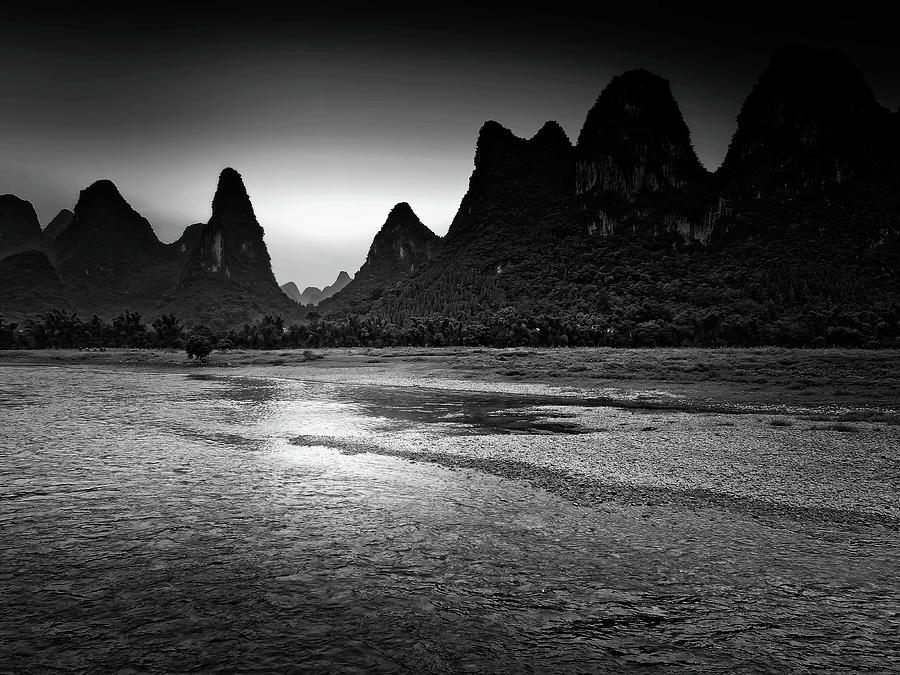 Give you a rose of nature-China Guilin scenery Lijiang River in Yangshuo #1 Photograph by Artto Pan