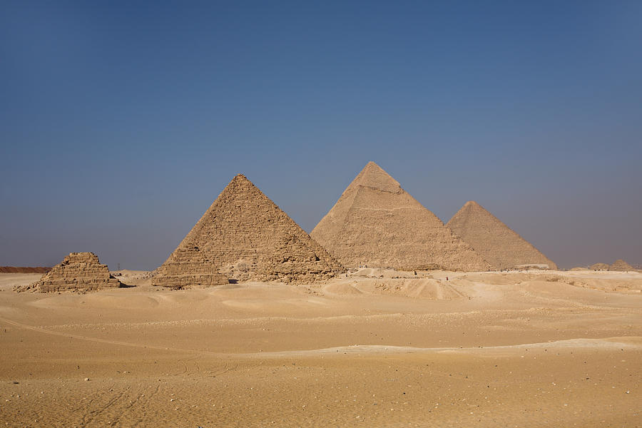 Giza Pyramids #1 Photograph by Aivar Mikko
