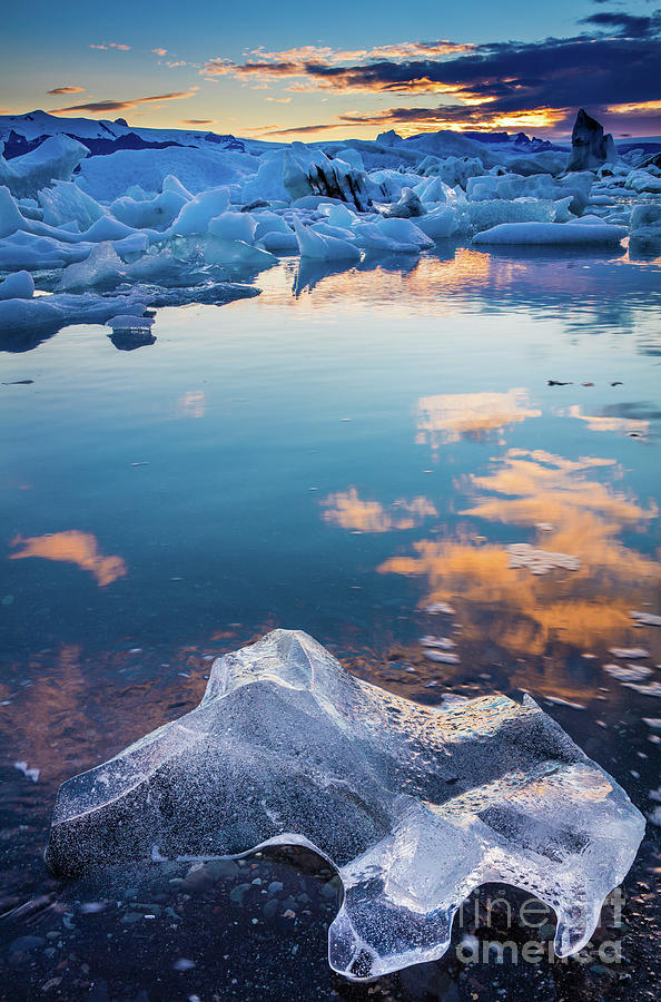 Glacier Lagoon #1 Photograph by Inge Johnsson