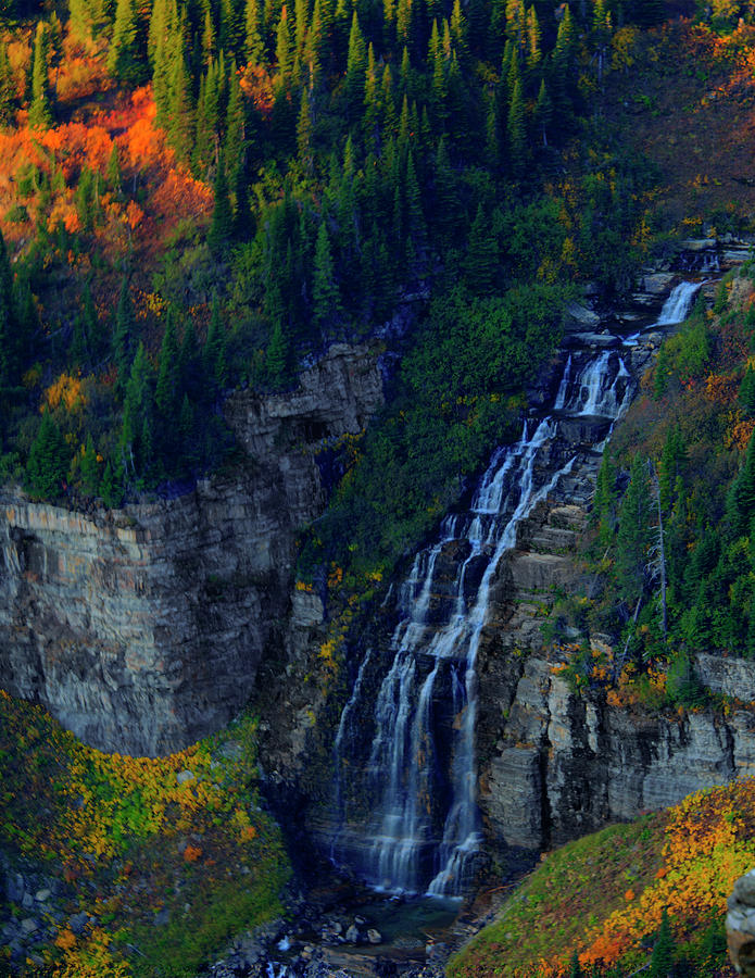 Glacier Photograph - Glacier Waterfall by Roy Nierdieck Glacier Photograph - Glacier Waterfall by Roy Nierdieck