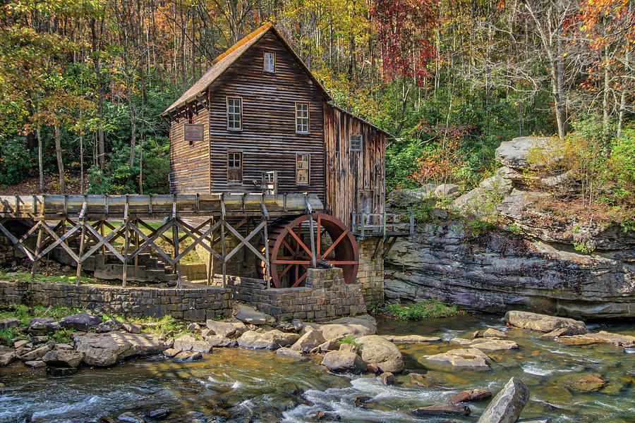 Glade Creek Grist Mill #1 Photograph by Jane Luxton