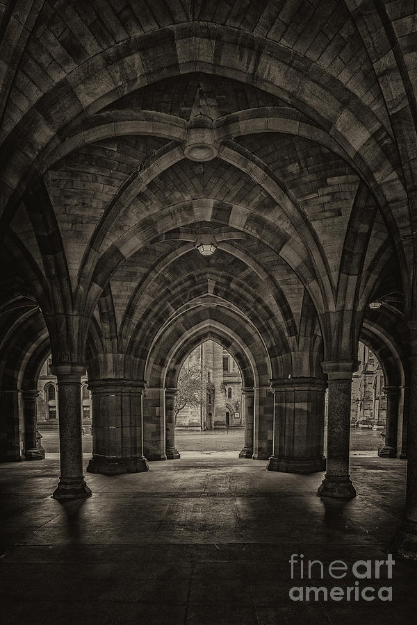 Glasgow University Cloisters #1 Photograph by Antony McAulay