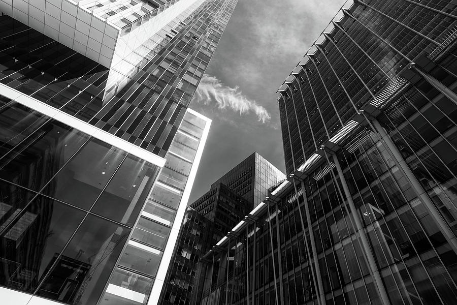 Glass Business Window Building Abstract London #1 Photograph by John Williams