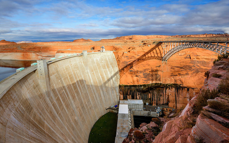 Glen Canyon Dam Photograph by Radek Hofman | Fine Art America