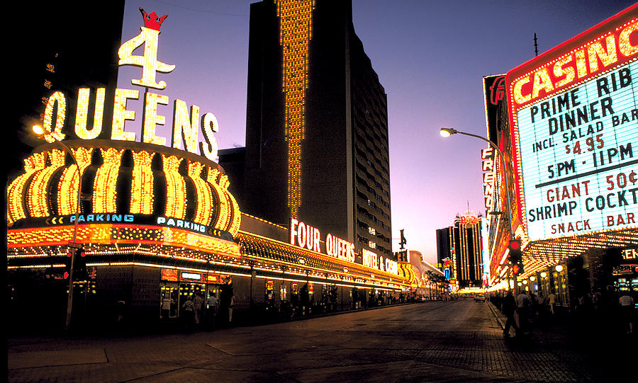 Glitter Gulch in Las Vegas Photograph by Carl Purcell | Fine Art America