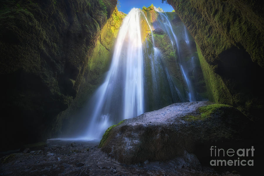 Gljufrabui Iceland Waterfall #1 Photograph by Michael Ver Sprill