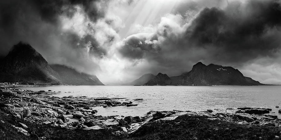Gloomy day on Lofoten Islands #1 Photograph by Dmytro Korol