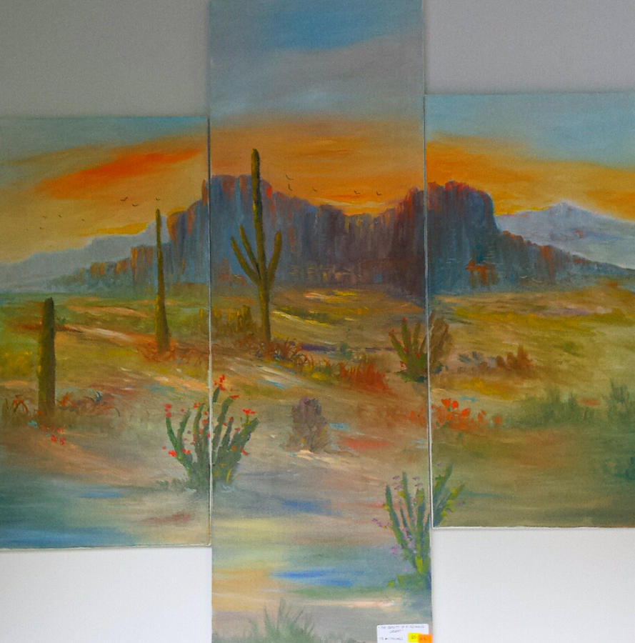 Wildlife Painting - Glowing Desert #1 #2 by Bryan Benson