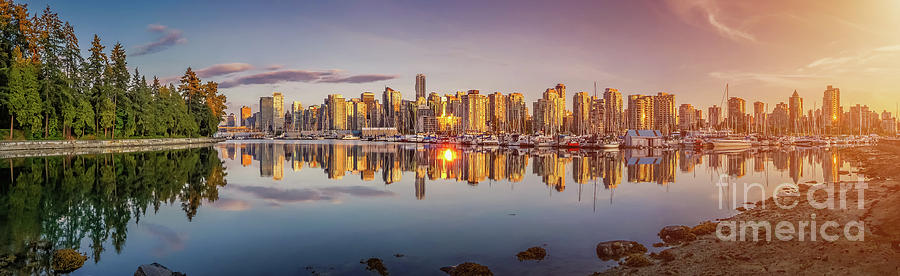 Glowing Vancouver Photograph