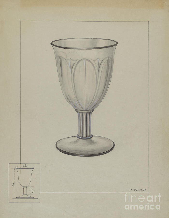 Goblet Drawing by Philip Johnson Fine Art America