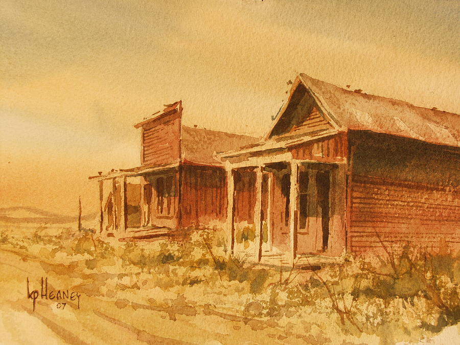 Gold Point Nevada #1 Painting by Kevin Heaney