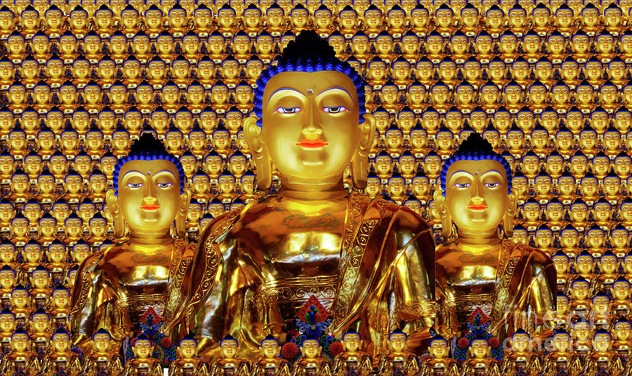 Golden Buddha #1 Photograph by Bob Christopher