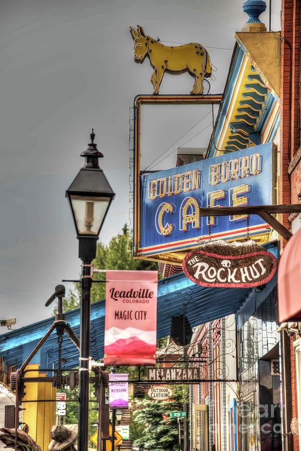 Leadville Photograph - Golden Burro Cafe #1 by David Bearden