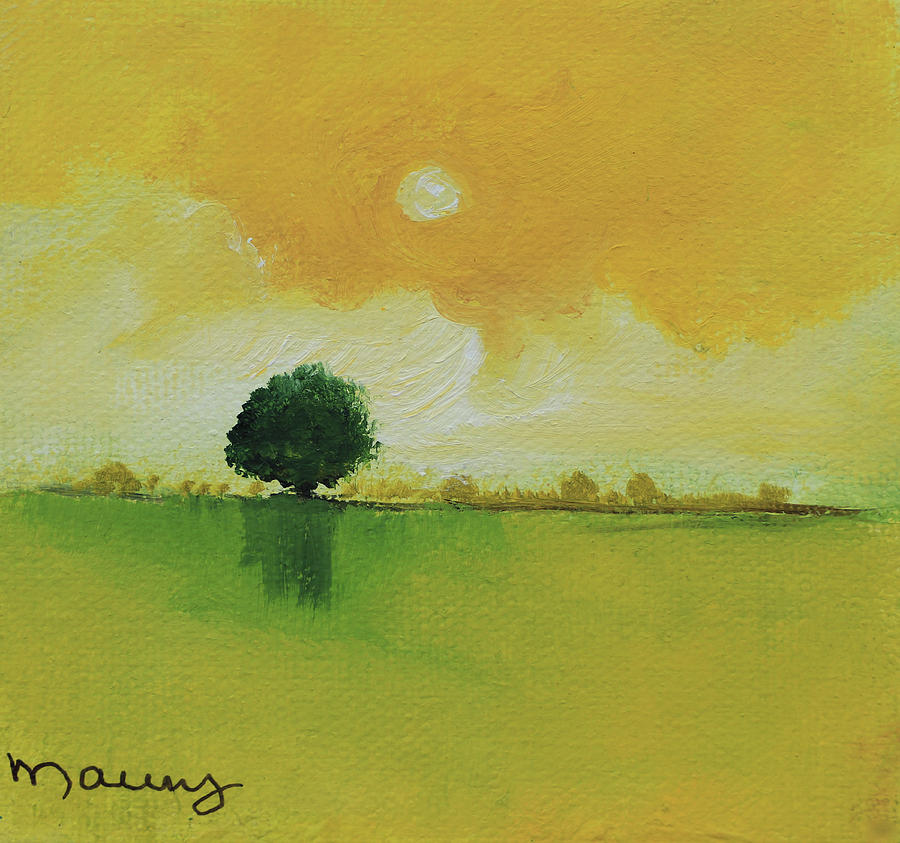Golden Day #1 Painting by Alicia Maury