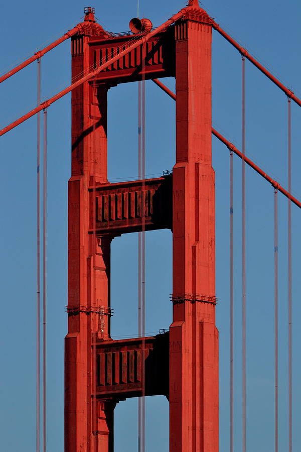Golden Gate Bridge from Chrissie Field #1 Photograph by Dean Ferreira