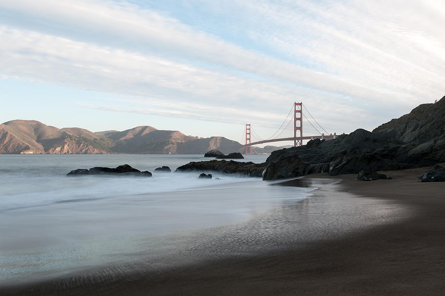 Golden Photograph - Golden Gate Bridge by Wim Slootweg