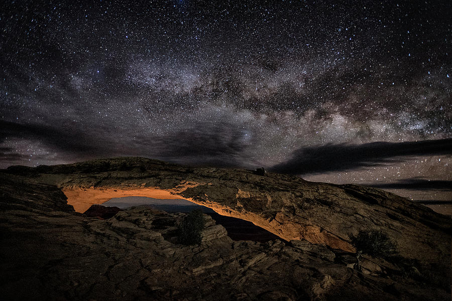 Golden Mesa Night #1 Photograph by Robert Fawcett