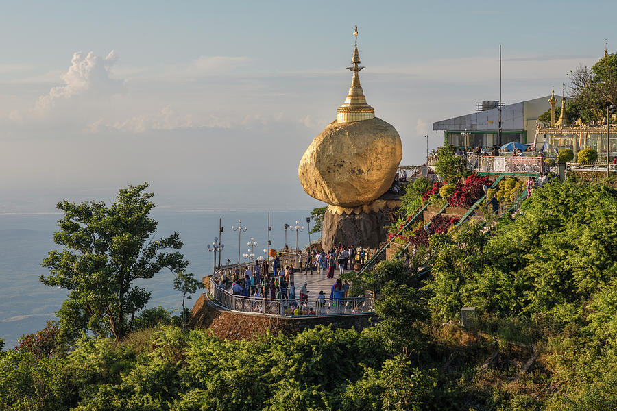 Golden Rock - Myanmar #1 Photograph by Joana Kruse