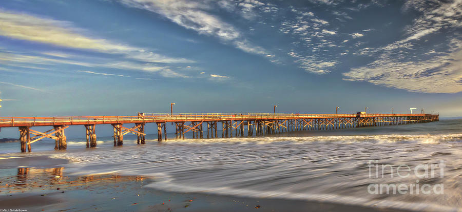 Goleta Beach And Pier #1 Photograph by Mitch Shindelbower