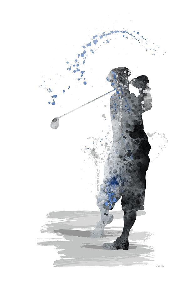 Golfer #1 Digital Art by Marlene Watson