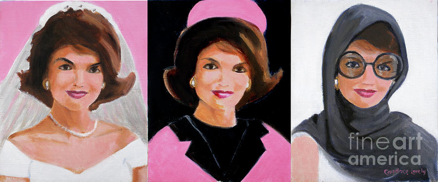 Good and Lovely Jackie O  Painting by Candace Lovely
