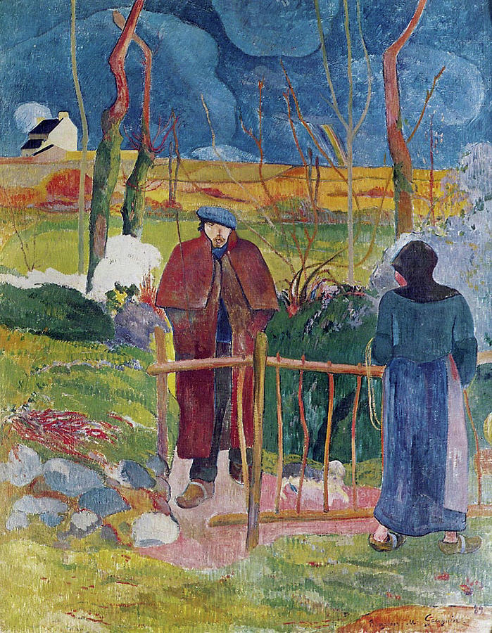 Paul Gauguin Painting - Good Morning Monsieur Gauguin #1 by Paul Gauguin