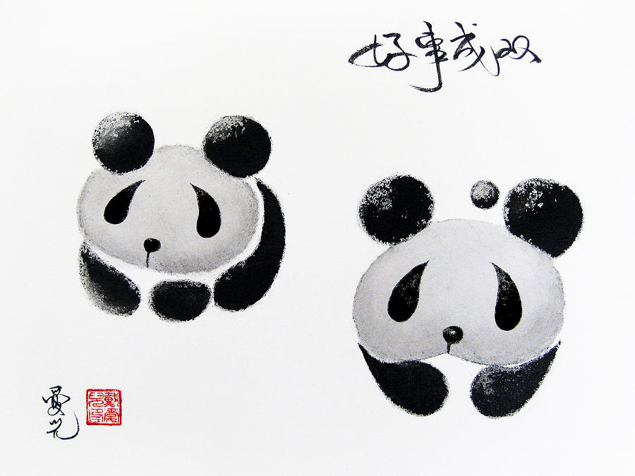 Good Things Come In Pairs #1 Painting by Oiyee At Oystudio