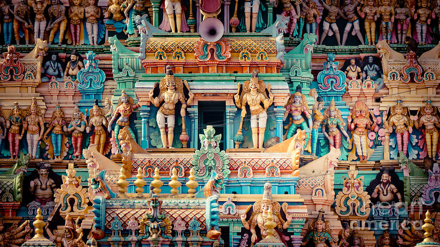Gopuram Thirupparamkunram Murugan Temple #1 Photograph by Raimond Klavins