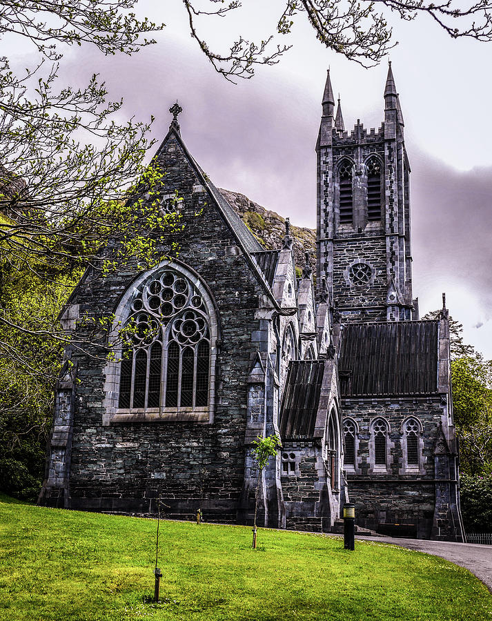 Gothic Cathedral - Kylemore Abbey #1 Photograph by Lexa Harpell