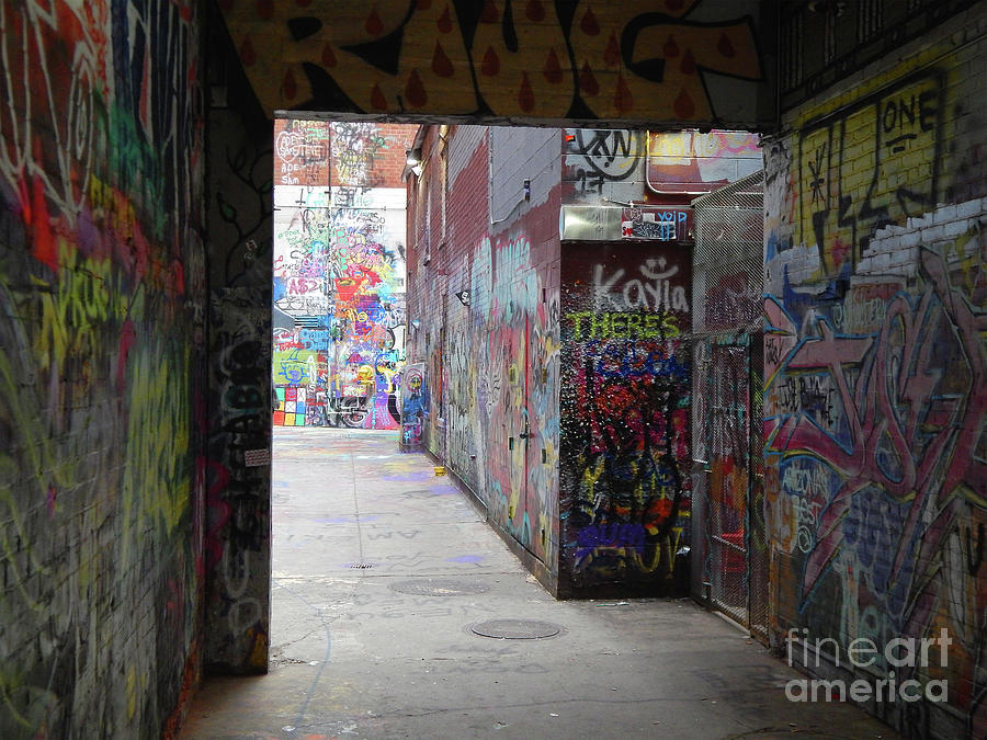 Graffiti Alley #1 Photograph by Phil Perkins